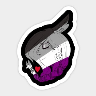 Native Asexual Pride Sticker